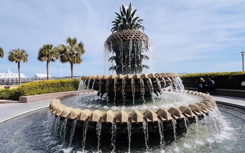 Charleston SC — Pineapple Fountain at Waterfront Park